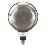 Philips Classic LED Globe E27 200mm Filamento Smoke 6.5W 200lm - 818 Bianco Molto Caldo | Dimmerabile - Sostitutiva 20W