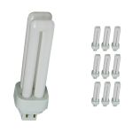 Confezione Multipack 10x Osram Dulux D/E 13W 830 | Luce Calda - 4-Pin
