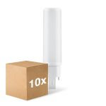 Confezione Multipack 10x Ledvance Dulux-D LED 7W - 840 Bianco Freddo | Sostitutiva 18W
