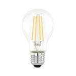 Eglo LED Pera E27 Filamento Chiara 7.3W 806lm - 830 Luce Calda -  | Sostitutiva 60W