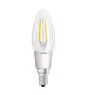 Osram Superstar Classic LED E14 Candela Filamento Chiara 4W 470lm - 822-827 Dim To Warm | Dimmerabile - Sostitutiva 40W