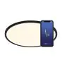 Nordlux Oja Smart 29 Luce da soffitto Metallo Nero 15W 1600lm - 827-865 Regolabile Bianca | 294mm - Wifi e Blutooth Dimmerabile