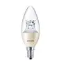 Philips MASTER LED Candela E14 Corona Chiara 8W 806lm - 822-827 Dim To Warm | Dimmerabile - Sostitutiva 60W