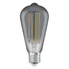 Ledvance Vintage 1906 LED E27 Edison Smoke 11W 500lm - 818 Bianco Molto Caldo | Dimmerabile - Sostitutiva 42W
